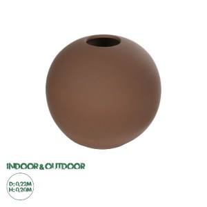 glo-21261-21261_0.webp GLOBOSTAR® ARTIFICIAL GARDEN SANUR 21261 ΔΙΑΚΟΣΜΗΤΙΚΟ ΚΕΡΑΜΙΚΟ ΒΑΖO ΚΑΦΕ Π22 X Μ22 X Υ20CM