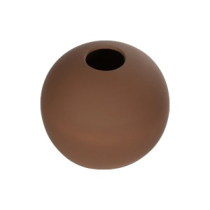 glo-21261-21261_3.webp GLOBOSTAR® ARTIFICIAL GARDEN SANUR 21261 ΔΙΑΚΟΣΜΗΤΙΚΟ ΚΕΡΑΜΙΚΟ ΒΑΖO ΚΑΦΕ Π22 X Μ22 X Υ20CM