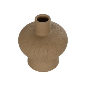 glo-21262-21262_3.webp GLOBOSTAR® ARTIFICIAL GARDEN CORNEOL 21262 ΔΙΑΚΟΣΜΗΤΙΚΟ ΚΕΡΑΜΙΚΟ ΒΑΖO ΚΑΦΕ Π17 X Μ17 X Υ20