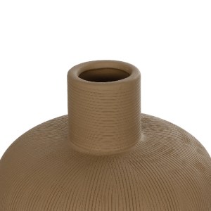 glo-21262-21262_5.webp GLOBOSTAR® ARTIFICIAL GARDEN CORNEOL 21262 ΔΙΑΚΟΣΜΗΤΙΚΟ ΚΕΡΑΜΙΚΟ ΒΑΖO ΚΑΦΕ Π17 X Μ17 X Υ20