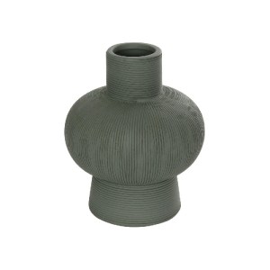glo-21264-21264_2.webp GLOBOSTAR® ARTIFICIAL GARDEN MALACHITE 21264 ΔΙΑΚΟΣΜΗΤΙΚΟ ΚΕΡΑΜΙΚΟ ΒΑΖO ΓΚΡΙ Π13 X Μ13 X Υ