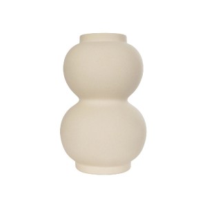 glo-21265-21265_4.webp GLOBOSTAR® ARTIFICIAL GARDEN PEARL 21265 ΔΙΑΚΟΣΜΗΤΙΚΟ ΚΕΡΑΜΙΚΟ ΒΑΖO ΜΠΕΖ Π13 X Μ13 X Υ21CM