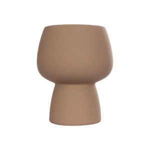 glo-21269-21269_4.webp GLOBOSTAR® ARTIFICIAL GARDEN AMBER 21269 ΔΙΑΚΟΣΜΗΤΙΚΟ ΚΕΡΑΜΙΚΟ ΒΑΖO ΚΑΦΕ Π17 X Μ17 X Υ20CM