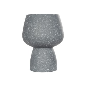 glo-21271-21271_4.webp GLOBOSTAR® ARTIFICIAL GARDEN SAMUI 21271 ΔΙΑΚΟΣΜΗΤΙΚΟ ΚΕΡΑΜΙΚΟ ΒΑΖO ΓΚΡΙ Π16 X Μ16 X Υ20CM