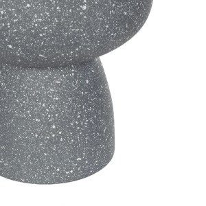 glo-21271-21271_5.webp GLOBOSTAR® ARTIFICIAL GARDEN SAMUI 21271 ΔΙΑΚΟΣΜΗΤΙΚΟ ΚΕΡΑΜΙΚΟ ΒΑΖO ΓΚΡΙ Π16 X Μ16 X Υ20CM