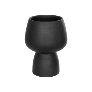 glo-21272-21272_2.webp GLOBOSTAR® ARTIFICIAL GARDEN CAMERON 21272 ΔΙΑΚΟΣΜΗΤΙΚΟ ΚΕΡΑΜΙΚΟ ΒΑΖO ΜΑΥΡΟ Π16 X Μ16 X Υ2