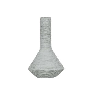 glo-21282-21282_4.webp GLOBOSTAR® ARTIFICIAL GARDEN TANAH 21282 ΔΙΑΚΟΣΜΗΤΙΚΟ ΚΕΡΑΜΙΚΟ ΒΑΖO ΓΚΡΙ Π13 X Μ13 X Υ20CM