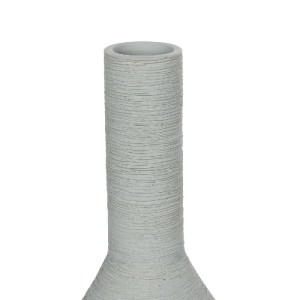 glo-21282-21282_5.webp GLOBOSTAR® ARTIFICIAL GARDEN TANAH 21282 ΔΙΑΚΟΣΜΗΤΙΚΟ ΚΕΡΑΜΙΚΟ ΒΑΖO ΓΚΡΙ Π13 X Μ13 X Υ20CM