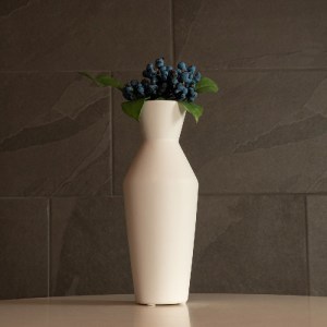 glo-21285-21285_7 GLOBOSTAR® ARTIFICIAL GARDEN MALVINA 21285 ΔΙΑΚΟΣΜΗΤΙΚΟ ΚΕΡΑΜΙΚΟ ΒΑΖO ΛΕΥΚΟ Π10 X Μ10 X Υ24CM