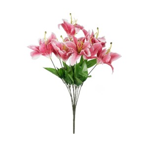 glo-21314-21314_2.webp GLOBOSTAR® ARTIFICIAL GARDEN PINK LILLY BOUQUET 21314 ΤΕΧΝΗΤΟ ΔΙΑΚΟΣΜΗΤΙΚΟ ΜΠΟΥΚΕΤΟ ΡΟΖ ΚΡ
