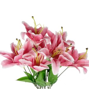 glo-21314-21314_3.webp GLOBOSTAR® ARTIFICIAL GARDEN PINK LILLY BOUQUET 21314 ΤΕΧΝΗΤΟ ΔΙΑΚΟΣΜΗΤΙΚΟ ΜΠΟΥΚΕΤΟ ΡΟΖ ΚΡ