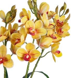 glo-21401-21401_3 GLOBOSTAR® ARTIFICIAL GARDEN YELLOW CHERRY CUMBIDIUM 21401 ΔΙΑΚΟΣΜΗΤΙΚΟ ΦΥΤΟ ΚΙΤΡΙΝΟ ΚΥΜΒΙ