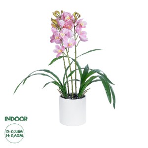 glo-21403-21403_0 GLOBOSTAR® ARTIFICIAL GARDEN PALE PINK CHERRY CYMBIDIUM 21403 ΔΙΑΚΟΣΜΗΤΙΚΟ ΦΥΤΟ ΡΟΖ ΚΥΜΒΙΔ