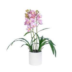 glo-21403-21403_2 GLOBOSTAR® ARTIFICIAL GARDEN PALE PINK CHERRY CYMBIDIUM 21403 ΔΙΑΚΟΣΜΗΤΙΚΟ ΦΥΤΟ ΡΟΖ ΚΥΜΒΙΔ
