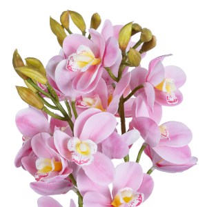 glo-21403-21403_3 GLOBOSTAR® ARTIFICIAL GARDEN PALE PINK CHERRY CYMBIDIUM 21403 ΔΙΑΚΟΣΜΗΤΙΚΟ ΦΥΤΟ ΡΟΖ ΚΥΜΒΙΔ
