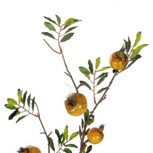 glo-21445-21445_3.webp GLOBOSTAR® ARTIFICIAL GARDEN YELLOW POMEGRANATE  FRUIT BRANCH 21445 ΤΕΧΝΗΤΟ ΔΙΑΚΟΣΜΗΤΙΚΟ Κ