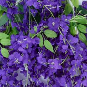 glo-21509-21509_4 GLOBOSTAR® ARTIFICIAL GARDEN VIOLET WISTERIA FLOWER BRANCH 21509 ΣΕΤ 12 ΤΕΧΝΗΤΑ ΔΙΑΚΟΣΜΗΤΙ