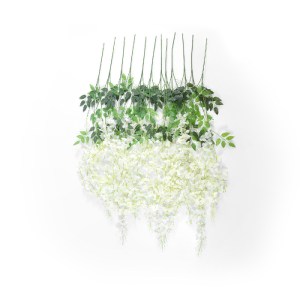 glo-21513-21513_2 GLOBOSTAR® ARTIFICIAL GARDEN WHITE WISTERIA FLOWER BRANCH 21513 ΣΕΤ 12 ΤΕΧΝΗΤΑ ΔΙΑΚΟΣΜΗΤΙΚ