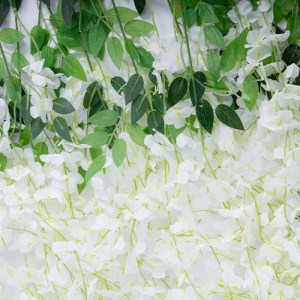 glo-21513-21513_4 GLOBOSTAR® ARTIFICIAL GARDEN WHITE WISTERIA FLOWER BRANCH 21513 ΣΕΤ 12 ΤΕΧΝΗΤΑ ΔΙΑΚΟΣΜΗΤΙΚ