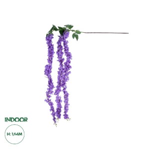 glo-21517-21517_0 GLOBOSTAR® ARTIFICIAL GARDEN PURPLE WISTERIA FLOWER BRANCH 21517 ΤΕΧΝΗΤΟ ΔΙΑΚΟΣΜΗΤΙΚΟ ΚΛΑΔ