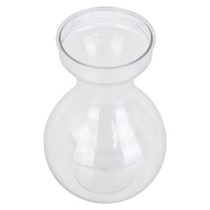 glo-35606-35606_3 GLOBOSTAR® GRACE 35606 ΔΙΑΚΟΣΜΗΤΙΚΟ ΒΑΖΟ ΠΛΑΣΤΙΚΟ ΔΙΑΦΑΝΟ Φ9 X Υ13CM