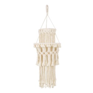 glo-36200-36200_2 GLOBOSTAR® 36200 ETHIOPIA BOHO ΚΑΠΕΛΟ ΦΩΤΙΣΤΙΚΟΥ- ΜΑΚΡΑΜΕ ΠΛΕΚΤΟ ΧΕΙΡΟΠΟΙΗΤΟ ΜΠΕΖ ΣΧΟΙΝΙ Μ