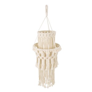 glo-36200-36200_3 GLOBOSTAR® 36200 ETHIOPIA BOHO ΚΑΠΕΛΟ ΦΩΤΙΣΤΙΚΟΥ- ΜΑΚΡΑΜΕ ΠΛΕΚΤΟ ΧΕΙΡΟΠΟΙΗΤΟ ΜΠΕΖ ΣΧΟΙΝΙ Μ