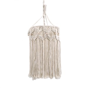 glo-36206-36206_00 GLOBOSTAR® CONGO 36206 BOHO ΚΡΕΜΑΣΤΟ ΦΩΤΙΣΤΙΚΟ ΜΑΚΡΑΜΕ ΜΟΝΟΦΩΤΟ 1 X E27 IP20 ΜΠΕΖ ΥΦΑΣΜΑ -