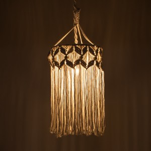 glo-36206-36206_2 GLOBOSTAR® CONGO 36206 BOHO ΚΡΕΜΑΣΤΟ ΦΩΤΙΣΤΙΚΟ ΜΑΚΡΑΜΕ ΜΟΝΟΦΩΤΟ 1 X E27 IP20 ΜΠΕΖ ΥΦΑΣΜΑ -