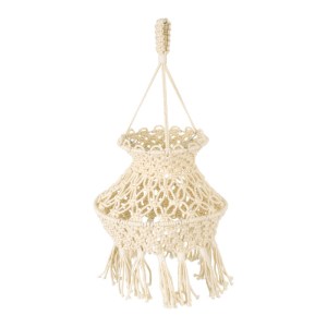 glo-36212-36212_3 GLOBOSTAR® 36212 LIBYA BOHO ΚΑΠΕΛΟ ΦΩΤΙΣΤΙΚΟΥ- ΜΑΚΡΑΜΕ ΠΛΕΚΤΟ ΧΕΙΡΟΠΟΙΗΤΟ ΜΠΕΖ ΣΧΟΙΝΙ Μ30 