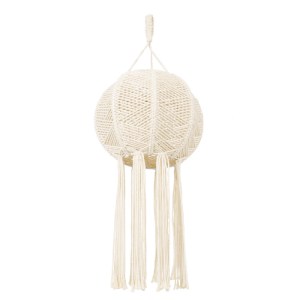 glo-36214-36214_0 GLOBOSTAR® 36214 EGYPT BOHO ΚΑΠΕΛΟ ΦΩΤΙΣΤΙΚΟΥ- ΜΑΚΡΑΜΕ ΠΛΕΚΤΟ ΧΕΙΡΟΠΟΙΗΤΟ ΜΠΕΖ ΣΧΟΙΝΙ Μ30 