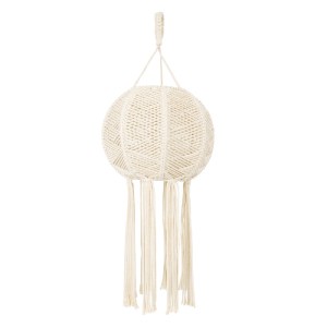 glo-36214-36214_2 GLOBOSTAR® 36214 EGYPT BOHO ΚΑΠΕΛΟ ΦΩΤΙΣΤΙΚΟΥ- ΜΑΚΡΑΜΕ ΠΛΕΚΤΟ ΧΕΙΡΟΠΟΙΗΤΟ ΜΠΕΖ ΣΧΟΙΝΙ Μ30 