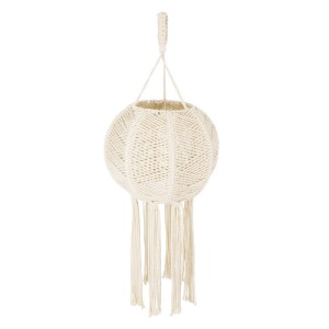 glo-36214-36214_3 GLOBOSTAR® 36214 EGYPT BOHO ΚΑΠΕΛΟ ΦΩΤΙΣΤΙΚΟΥ- ΜΑΚΡΑΜΕ ΠΛΕΚΤΟ ΧΕΙΡΟΠΟΙΗΤΟ ΜΠΕΖ ΣΧΟΙΝΙ Μ30 