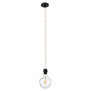 glo-36216-36216_0 GLOBOSTAR® SHAQRA 36216 ΜΟΝΤΕΡΝΟ ΚΡΕΜΑΣΤΟ ΦΩΤΙΣΤΙΚΟ ΜΑΚΡΑΜΕ ΜΟΝΟΦΩΤΟ 1 X E27 IP20 ΜΠΕΖ ΥΦΑ