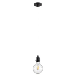 glo-36218-36218_0 GLOBOSTAR® HANNA 36218 ΜΟΝΤΕΡΝΟ ΚΡΕΜΑΣΤΟ ΦΩΤΙΣΤΙΚΟ ΑΝΑΡΤΗΣΗ ΜΟΝΟΦΩΤΟ 1 X E27 IP20 ΜΑΥΡΟ ΠΛ