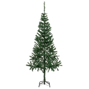 glo-36804-36804_2 GLOBOSTAR® CRAZY CHRISTMAS ΧΡΙΣΤΟΥΓΕΝΝΙΑΤΙΚΟ ΔΕΝΤΡΟ SANTACLAUS Φ80 X Υ180ΕΚ ΠΡΑΣΙΝΟ ΜΕ ΜΕΤ