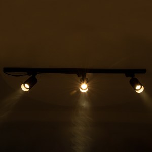 glo-60355-60355_2 GLOBOSTAR® LEO 60355 ΜΟΝΤΕΡΝΟ ΦΩΤΙΣΤΙΚΟ ΟΡΟΦΗΣ ΡΑΓΑ ΜΕ ΚΙΝΟΥΜΕΝΑ ΣΠΟΤ ΑΛΟΥΜΙΝΙΟΥ ΤΡΙΦΩΤΟ 3