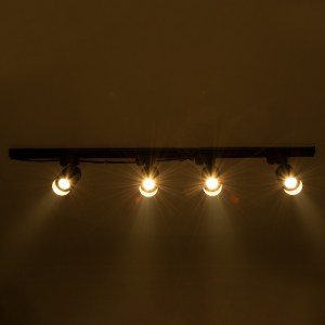 glo-60360-60360_2 GLOBOSTAR® LEO 60360 ΜΟΝΤΕΡΝΟ ΦΩΤΙΣΤΙΚΟ ΟΡΟΦΗΣ ΡΑΓΑ ΜΕ ΚΙΝΟΥΜΕΝΑ ΣΠΟΤ ΑΛΟΥΜΙΝΙΟΥ ΤΕΤΡΑΦΩΤΟ
