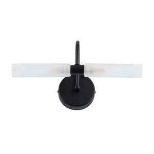 glo-60416-60416_2 GLOBOSTAR® PAOLA 60416 ΜΟΝΤΕΡΝΟ ΦΩΤΙΣΤΙΚΟ ΤΟΙΧΟΥ - ΑΠΛΙΚΑ ΚΑΘΡΕΠΤΗ ΜΠΑΝΙΟΥ - ΠΙΝΑΚΑ 2 X G9