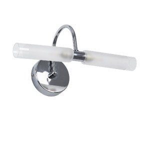 glo-60418-60418_2 GLOBOSTAR® PAOLA 60418 ΜΟΝΤΕΡΝΟ ΦΩΤΙΣΤΙΚΟ ΤΟΙΧΟΥ - ΑΠΛΙΚΑ ΚΑΘΡΕΠΤΗ ΜΠΑΝΙΟΥ - ΠΙΝΑΚΑ 2 X G9