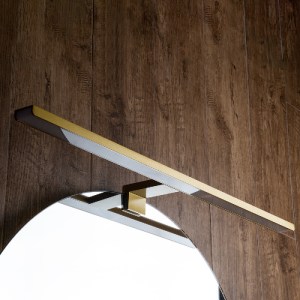 glo-60421-60421_10 GLOBOSTAR® NINA 60421 ΜΟΝΤΕΡΝΟ ΦΩΤΙΣΤΙΚΟ ΤΟΙΧΟΥ - ΑΠΛΙΚΑ ΚΑΘΡΕΠΤΗ ΜΠΑΝΙΟΥ - ΠΙΝΑΚΑ LED 12W