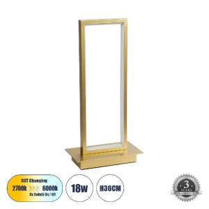 glo-60462-735f65_60462_00 GLOBOSTAR® CORNELIE 60462 ΕΠΙΤΡΑΠΕΖΙΟ ΦΩΤΙΣΤΙΚΟ LED CCT 18W 1980LM 200° AC 220-240V - ΕΝΑΛ