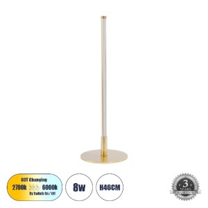 glo-60469-60469_0 GLOBOSTAR® DALUMA 60469 ΕΠΙΤΡΑΠΕΖΙΟ ΦΩΤΙΣΤΙΚΟ LED CCT 8W 880LM 200° AC 220-240V - ΕΝΑΛΛΑΓΗ