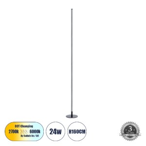 glo-60470-60470_0 GLOBOSTAR® DALUMA 60470 ΕΠΙΔΑΠΕΔΙΟ ΦΩΤΙΣΤΙΚΟ LED CCT 24W 2640LM 200° AC 220-240V - ΕΝΑΛΛΑΓ