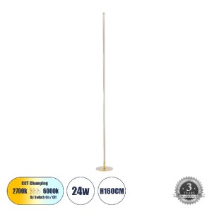 glo-60472-60472_0 GLOBOSTAR® DALUMA 60472 ΕΠΙΔΑΠΕΔΙΟ ΦΩΤΙΣΤΙΚΟ LED CCT 24W 2640LM 200° AC 220-240V - ΕΝΑΛΛΑΓ