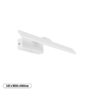 glo-60512-60512_0.webp GLOBOSTAR® MIRROR 60512 ΦΩΤΙΣΤΙΚΟ ΤΟΙΧΟΥ - ΑΠΛΙΚΑ LED 12W 1440LM 120° AC 85-265V IP54 ΦΥΣΙ