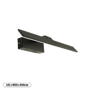 glo-60514-60514_0.webp GLOBOSTAR® MIRROR 60514 ΦΩΤΙΣΤΙΚΟ ΤΟΙΧΟΥ - ΑΠΛΙΚΑ LED 12W 1440LM 120° AC 85-265V IP54 ΦΥΣΙ
