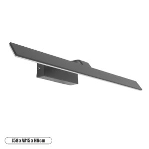 glo-60516-60516_0.webp GLOBOSTAR® MIRROR 60516 ΦΩΤΙΣΤΙΚΟ ΤΟΙΧΟΥ - ΑΠΛΙΚΑ LED 14W 1680LM 120° AC 85-265V IP54 ΦΥΣΙ