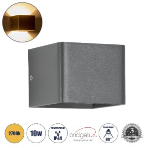 glo-60534-60534_0 GLOBOSTAR® CIRCOA 60534 ΜΟΝΤΕΡΝΟ ΦΩΤΙΣΤΙΚΟ ΤΟΙΧΟΥ - ΑΠΛΙΚΑ LED 10W 1000LM 60° AC 220-240V 