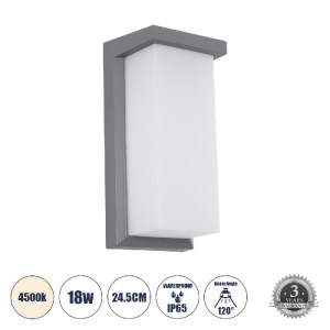 glo-60759-60759_0 GLOBOSTAR® LOFT 60759 ΦΩΤΙΣΤΙΚΟ ΤΟΙΧΟΥ - ΑΠΛΙΚΑ ΕΣΩΤΕΡΙΚΟΥ/ΕΞΩΤΕΡΙΚΟΥ ΧΩΡΟΥ LED 18W 1890LM